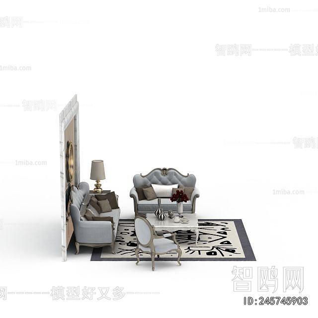 European Style Sofa Combination