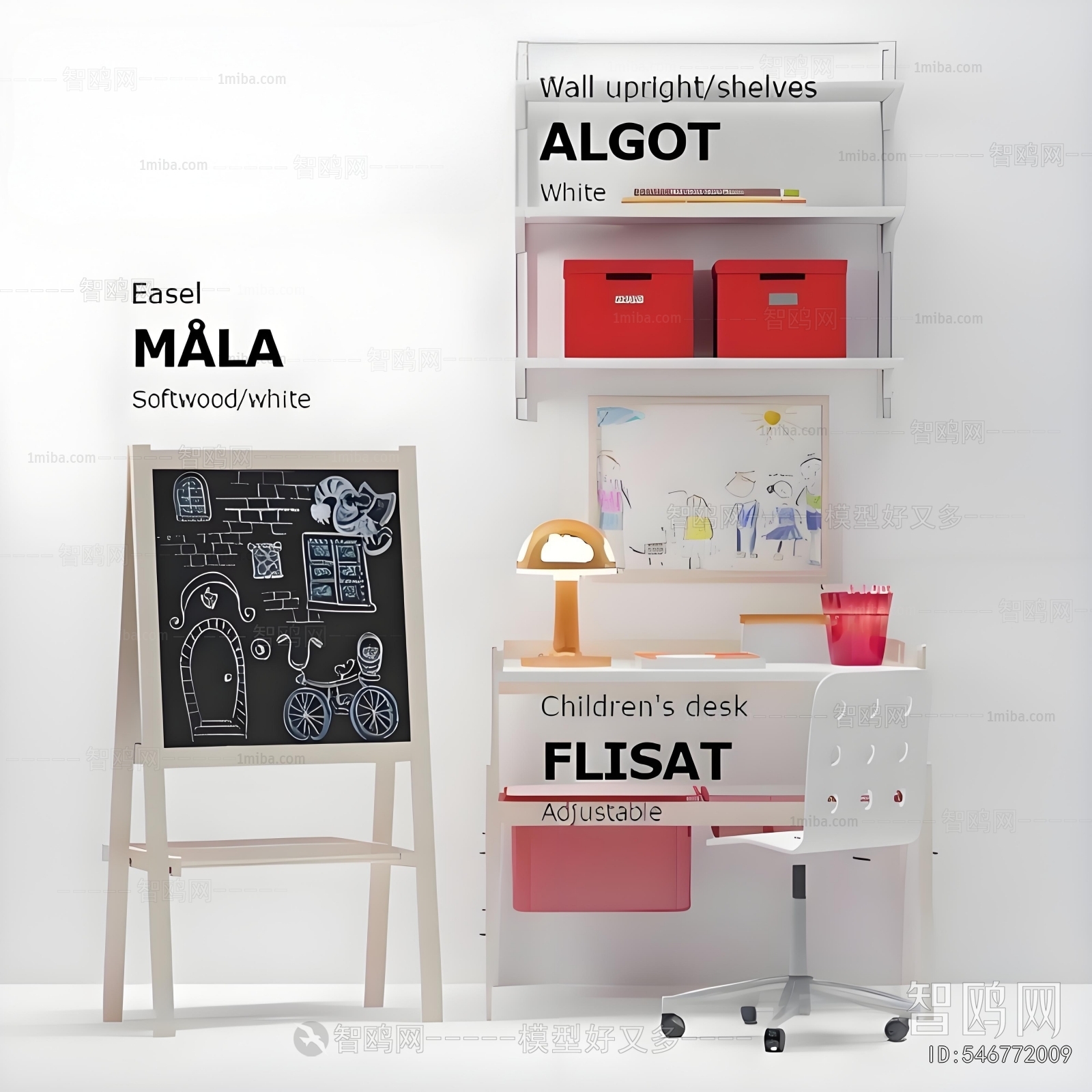 Modern Blackboard/whiteboard