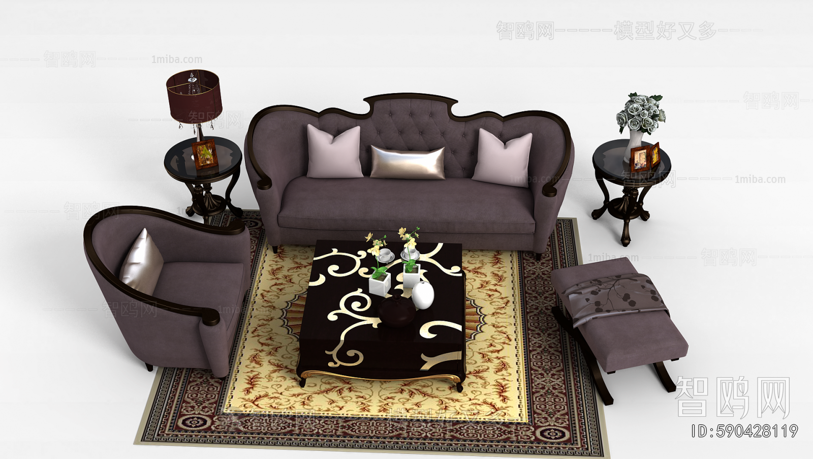 European Style Sofa Combination