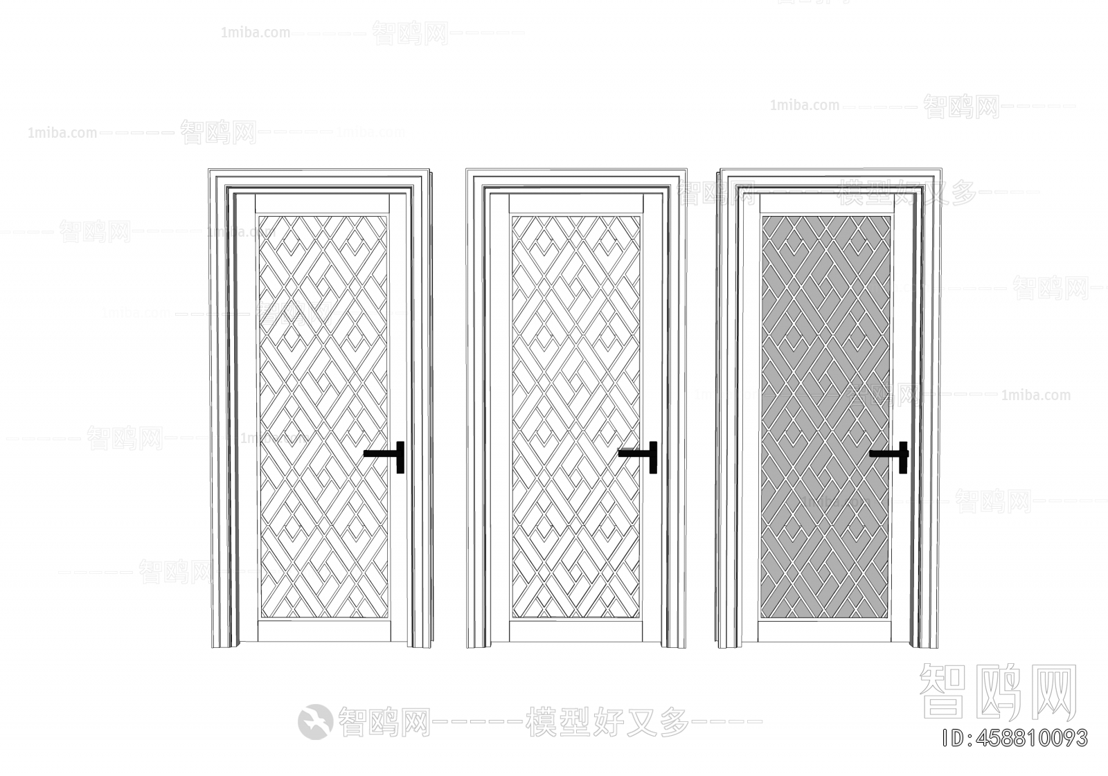 Modern Single Door