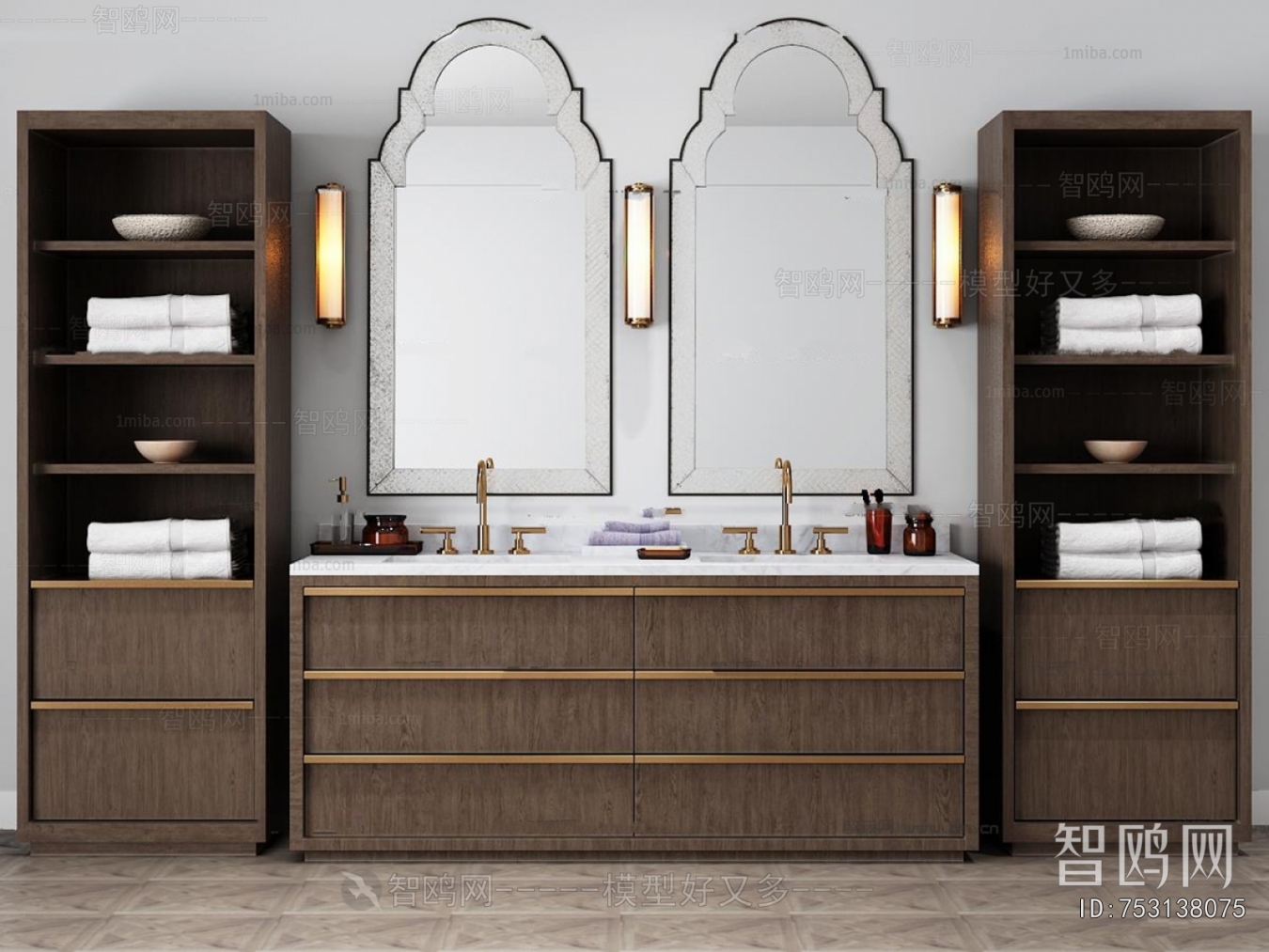 European Style Bathroom Cabinet