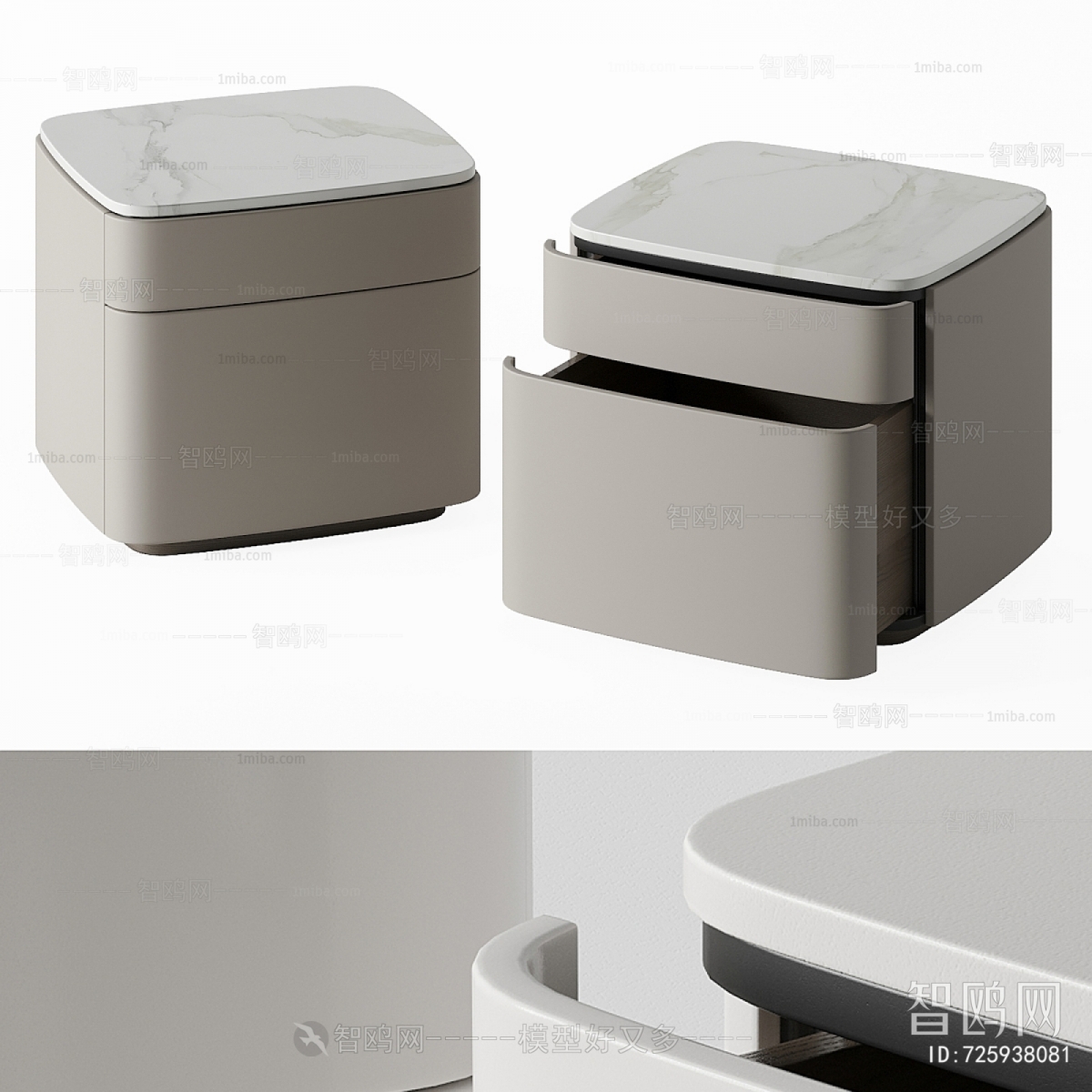 Modern Bedside Cupboard