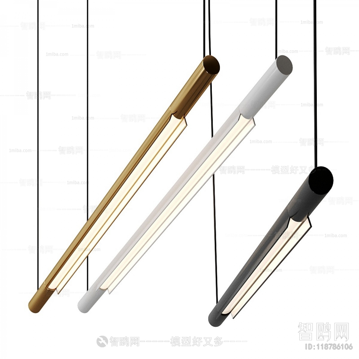 Modern Long Chandelier