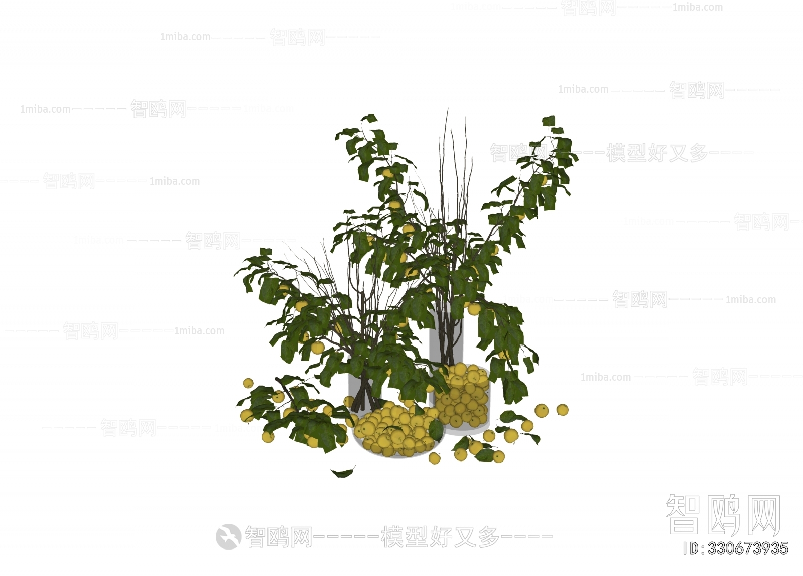 Modern Aquatic Green Plant