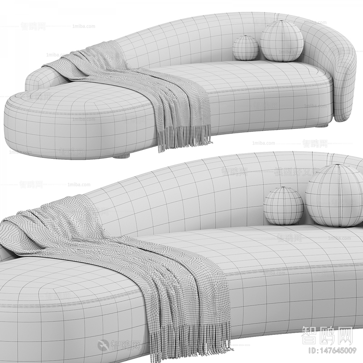Modern Curved Sofa
