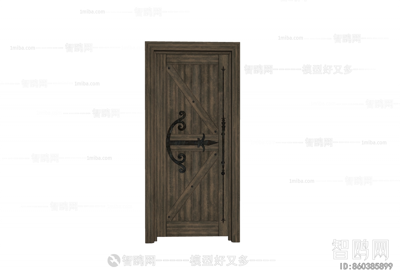 Retro Style Single Door