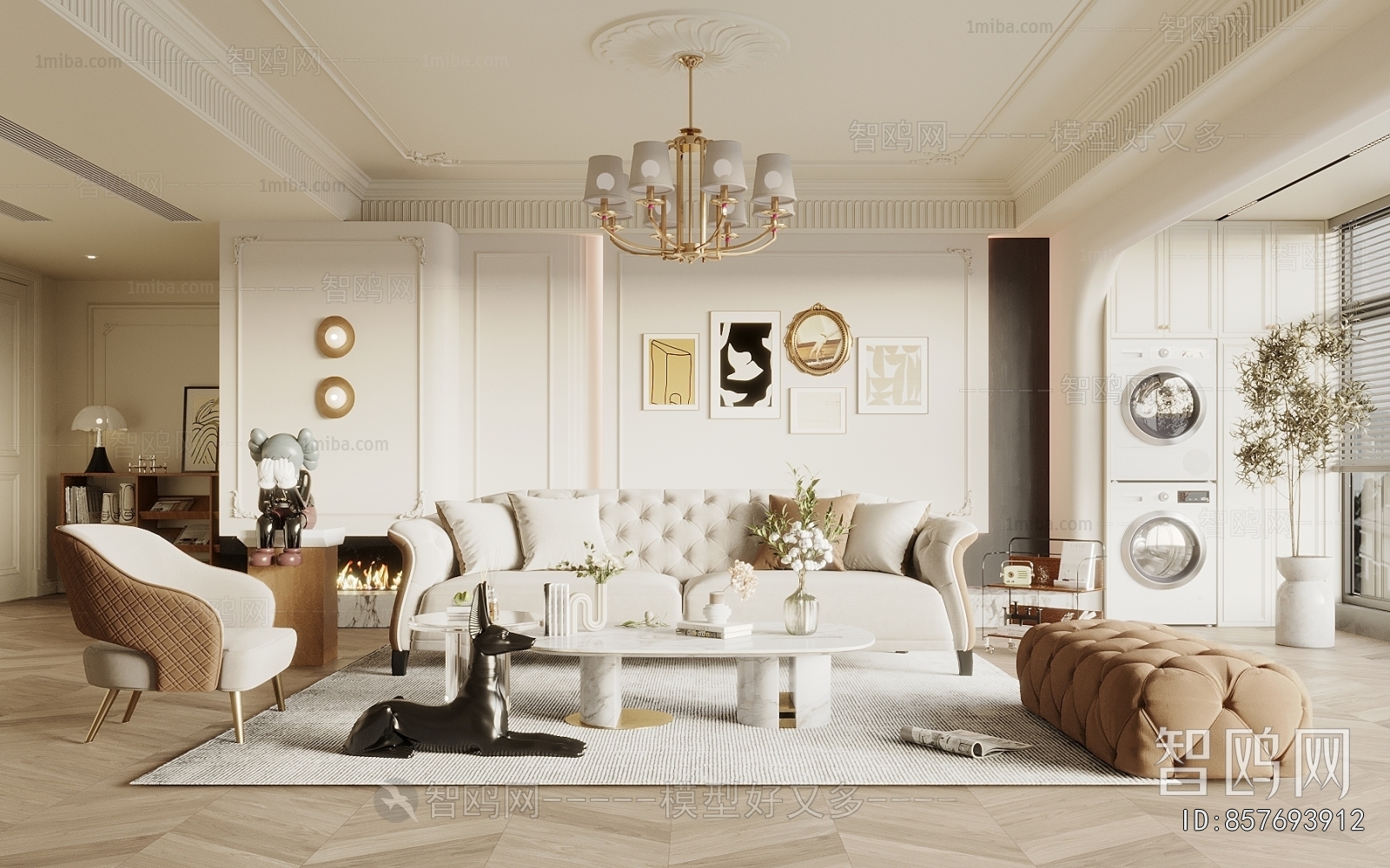 French Style A Living Room