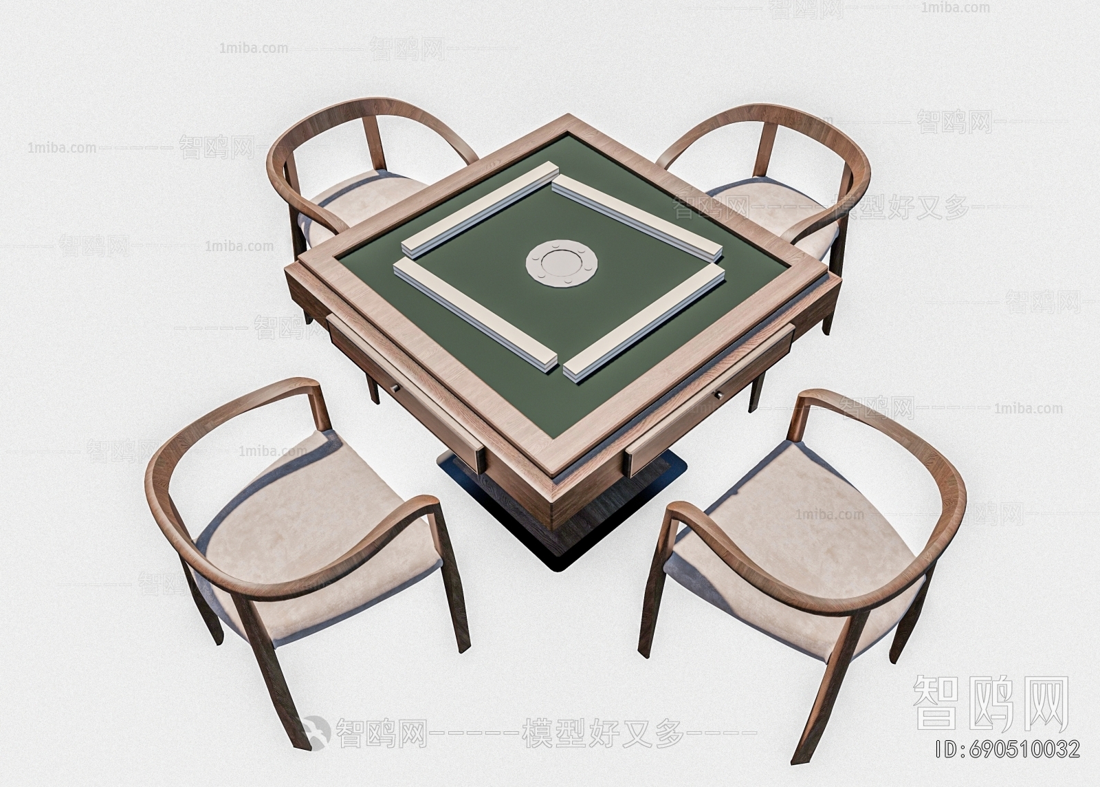 Modern Mahjong Tables And Chairs