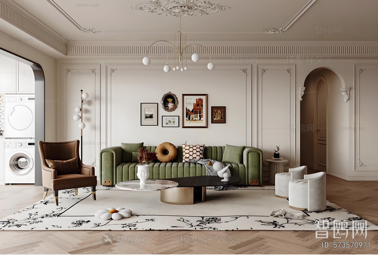 French Style A Living Room