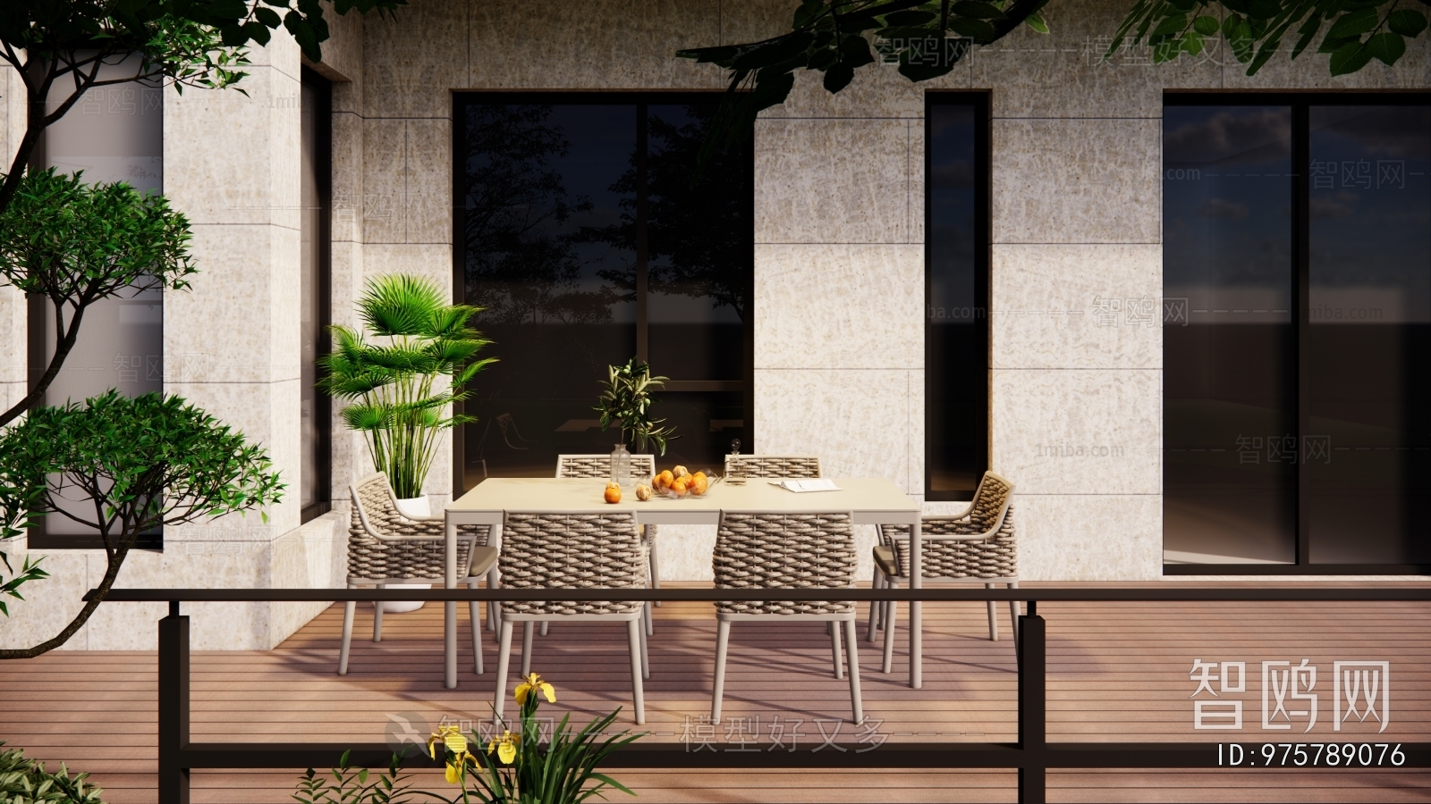 Modern Courtyard/landscape