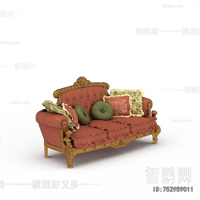 European Style Three-seat Sofa