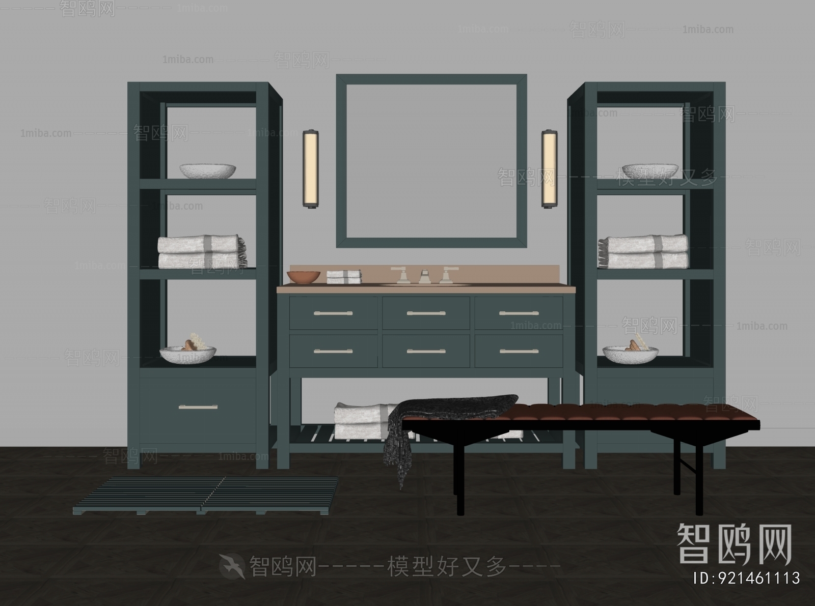 European Style Bathroom Cabinet