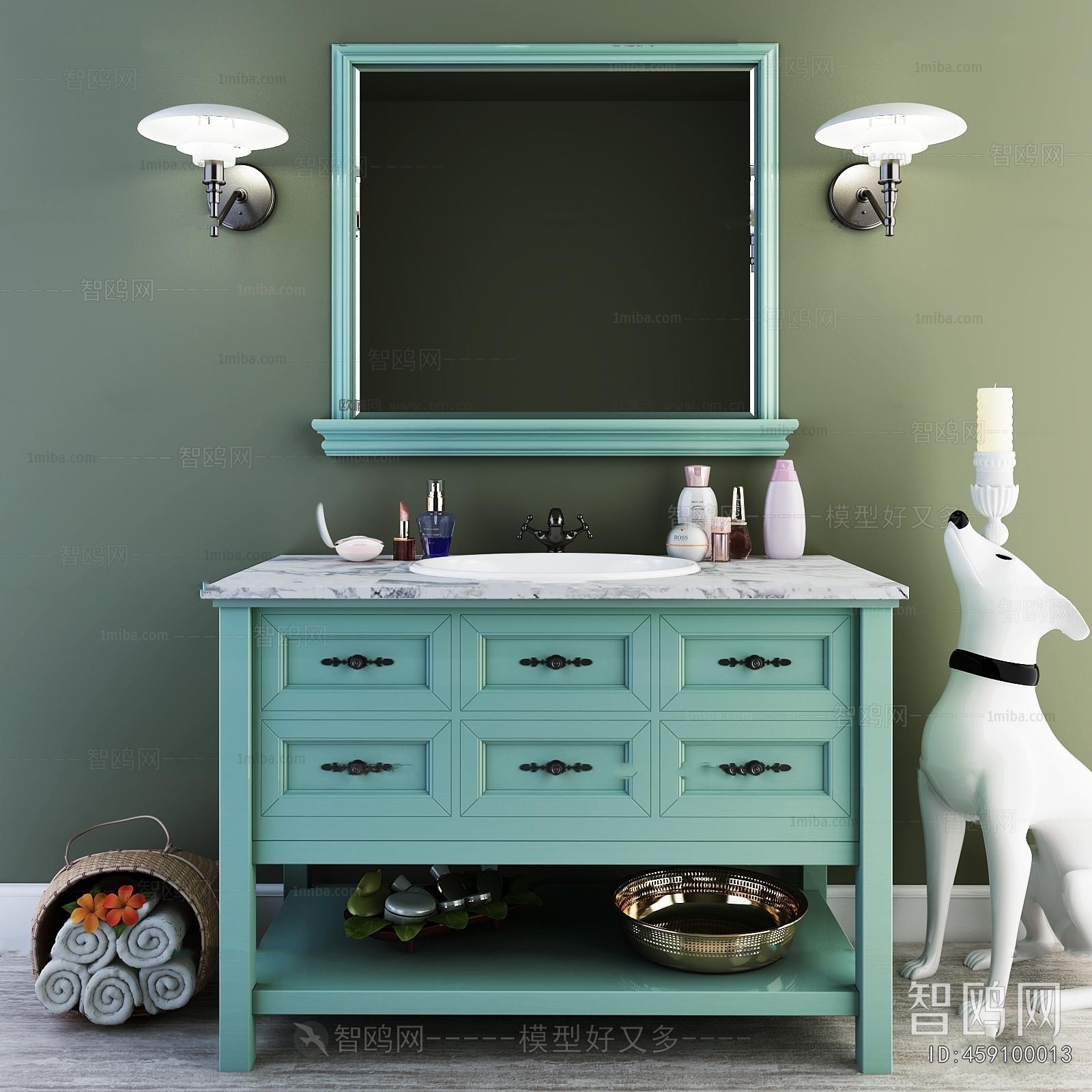 American Style Bathroom Cabinet