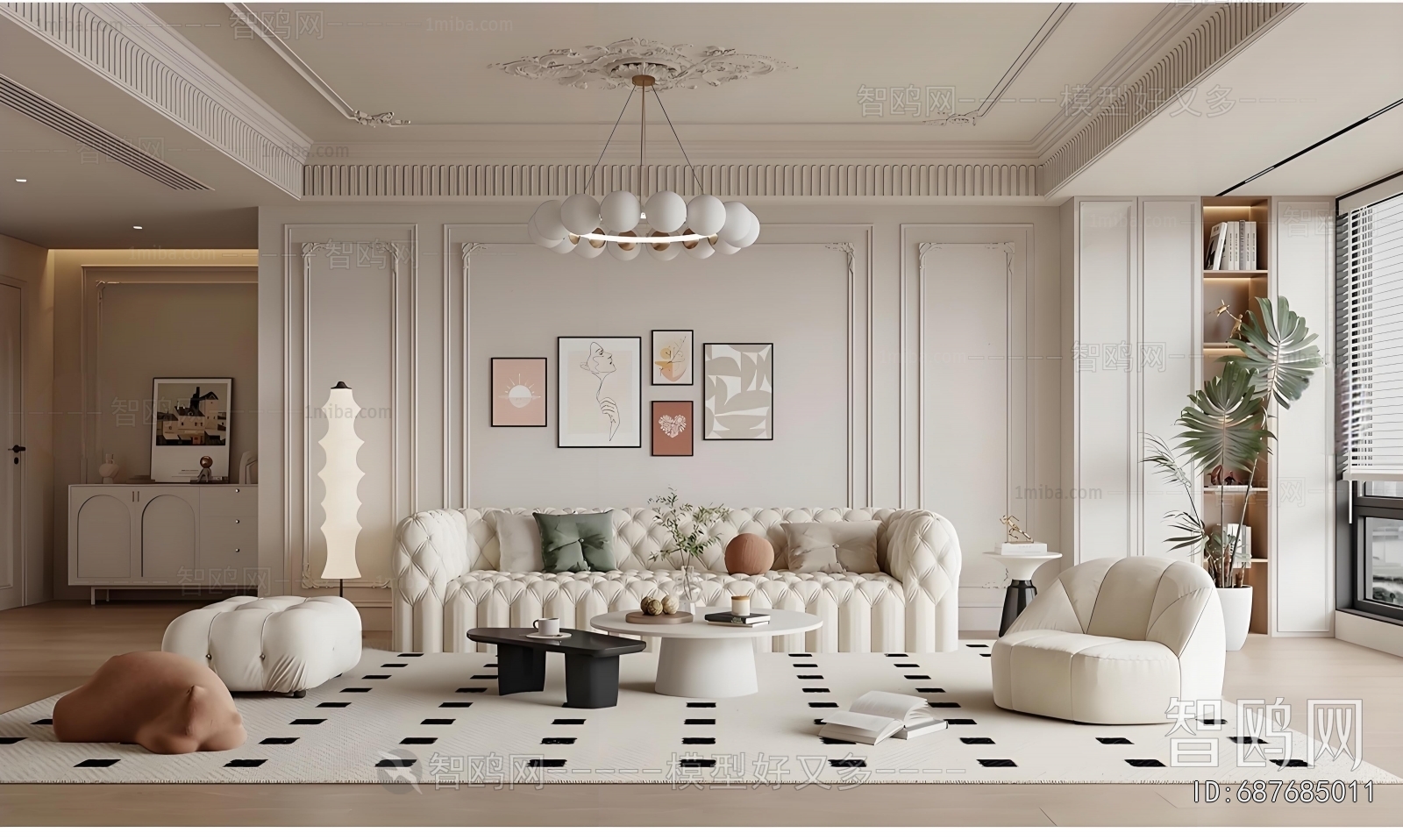 French Style A Living Room