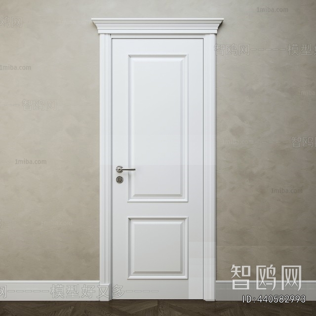 Simple European Style Single Door