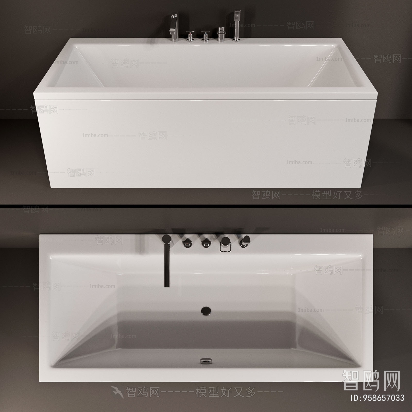 Modern Bathtub