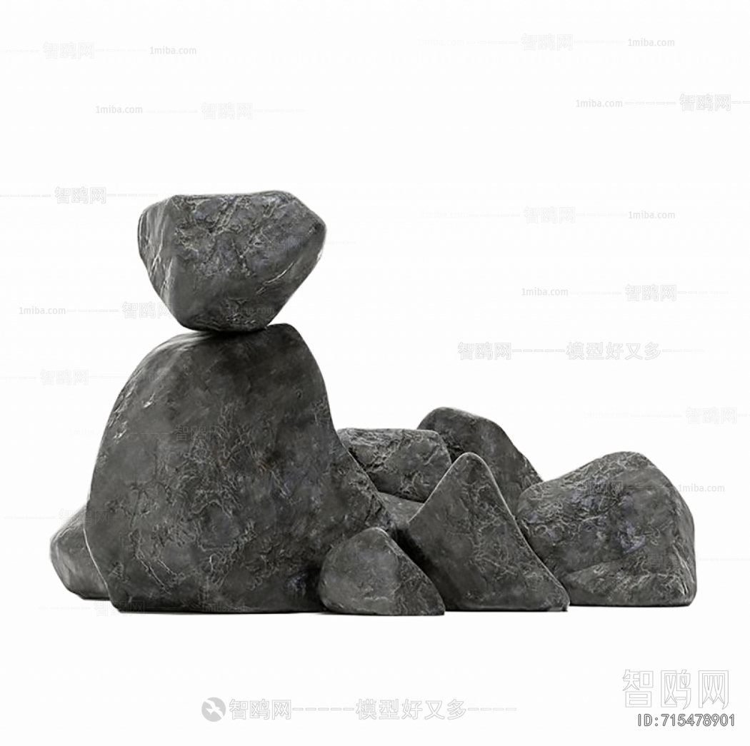 Modern Rockery Waterscape