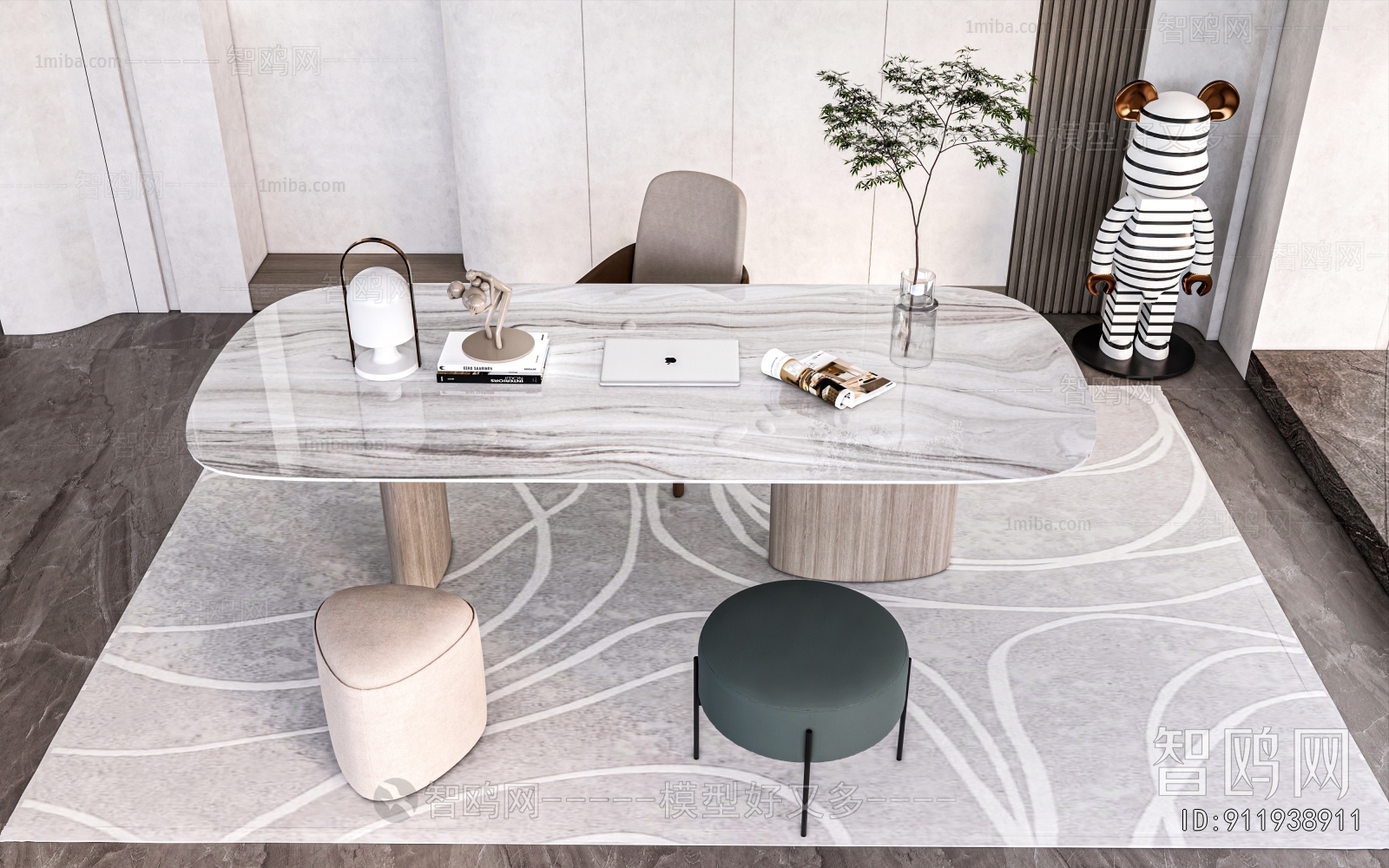 Modern Computer Desk And Chair