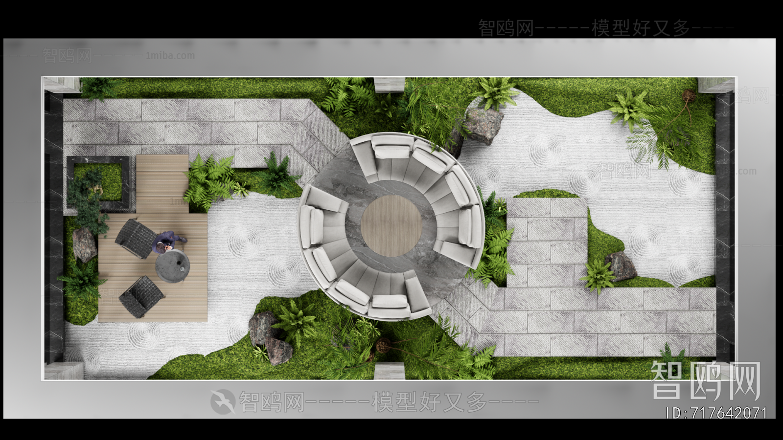New Chinese Style Courtyard/landscape