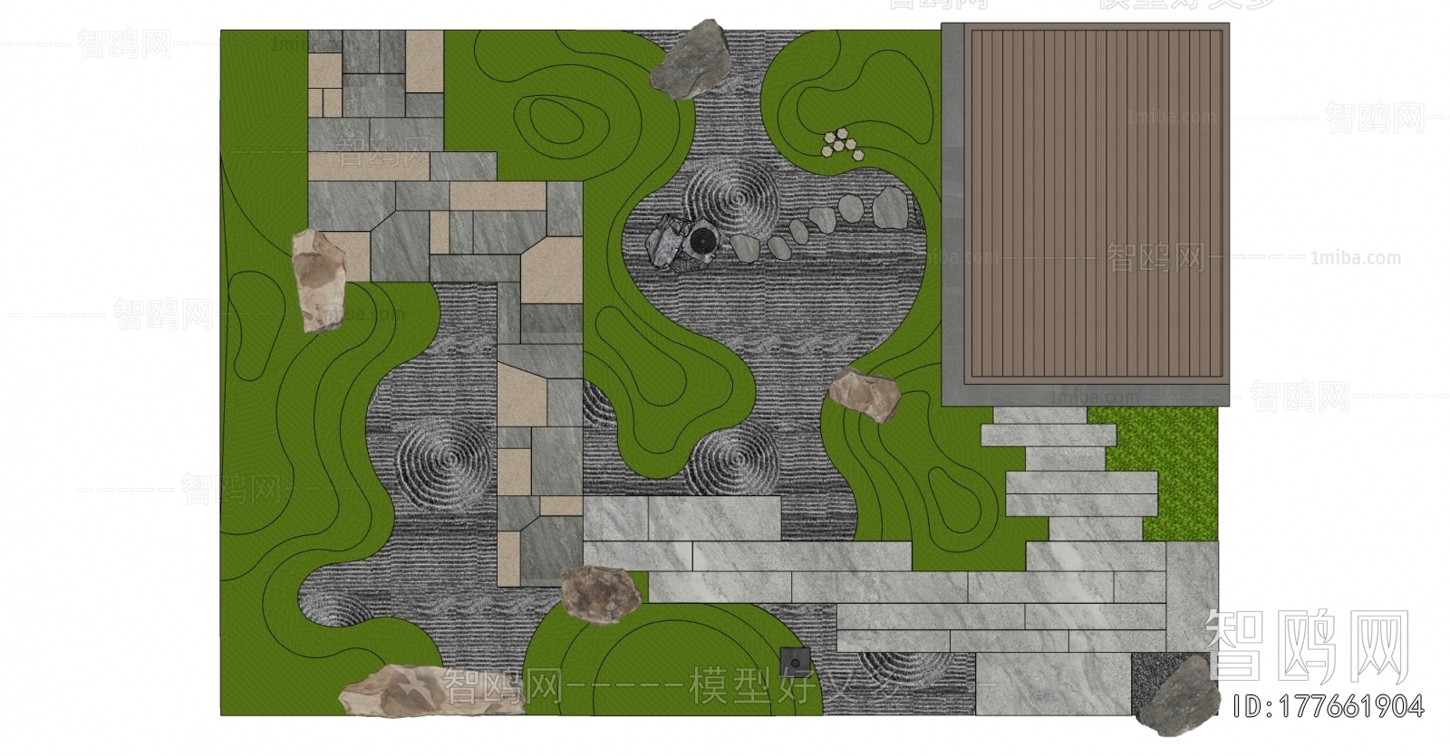 Japanese Style Courtyard/landscape