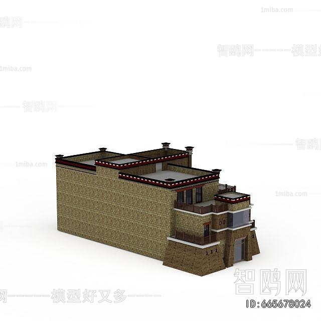 New Chinese Style Building Appearance