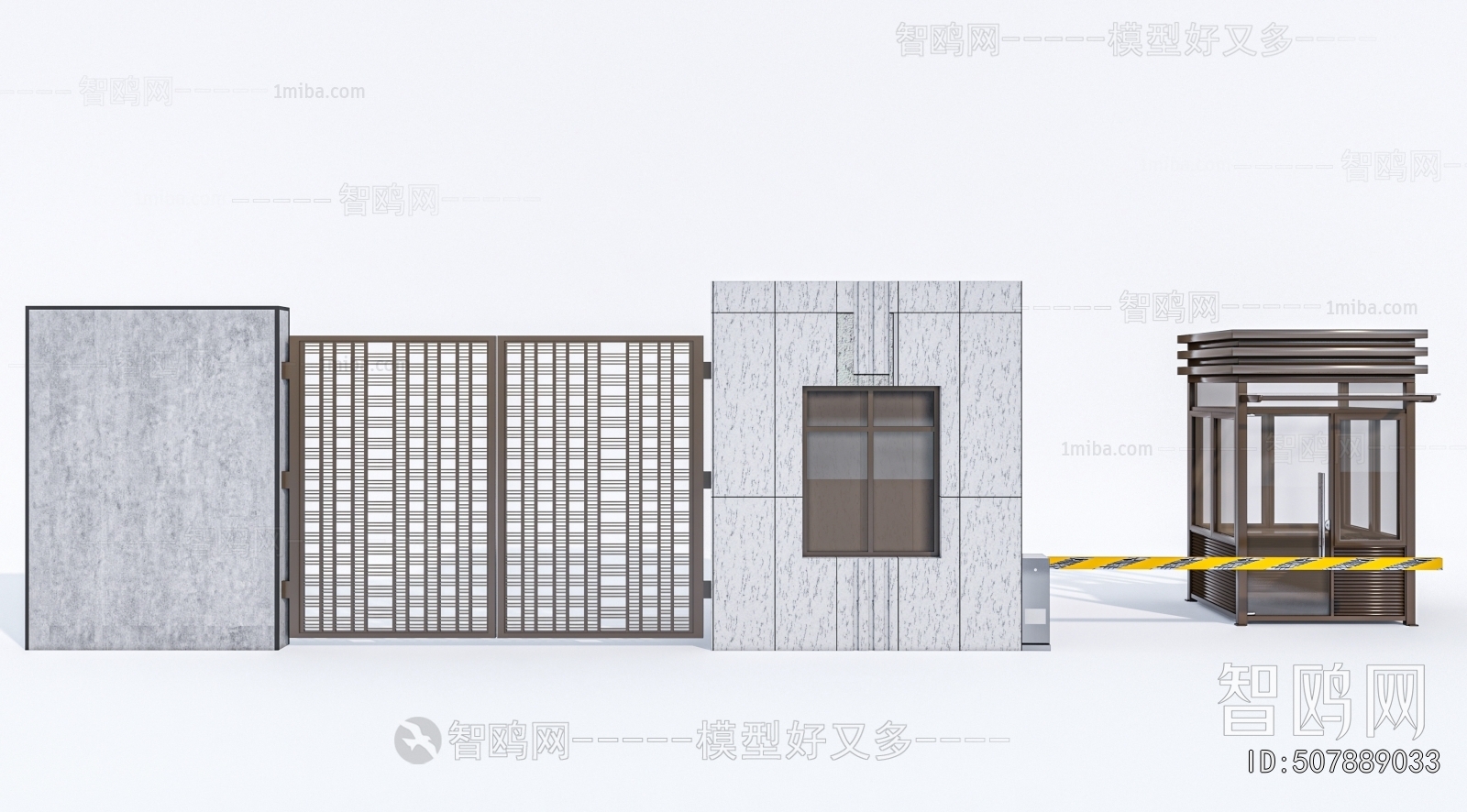 Modern Security Booth