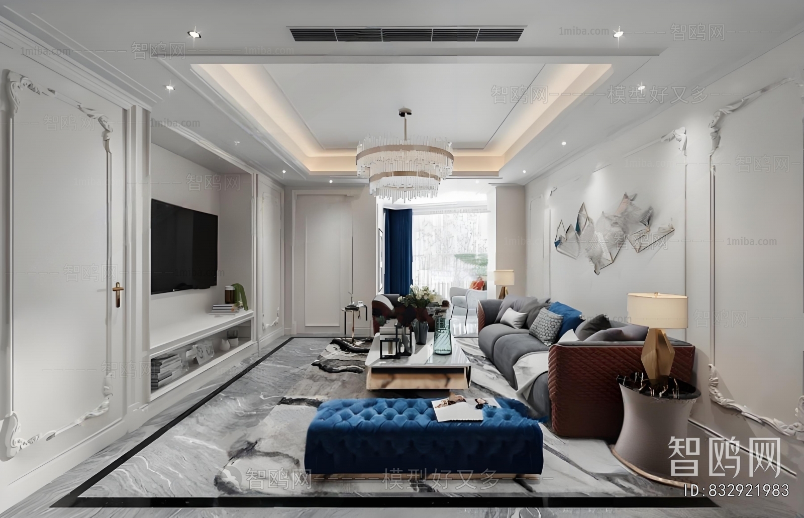 American Style A Living Room