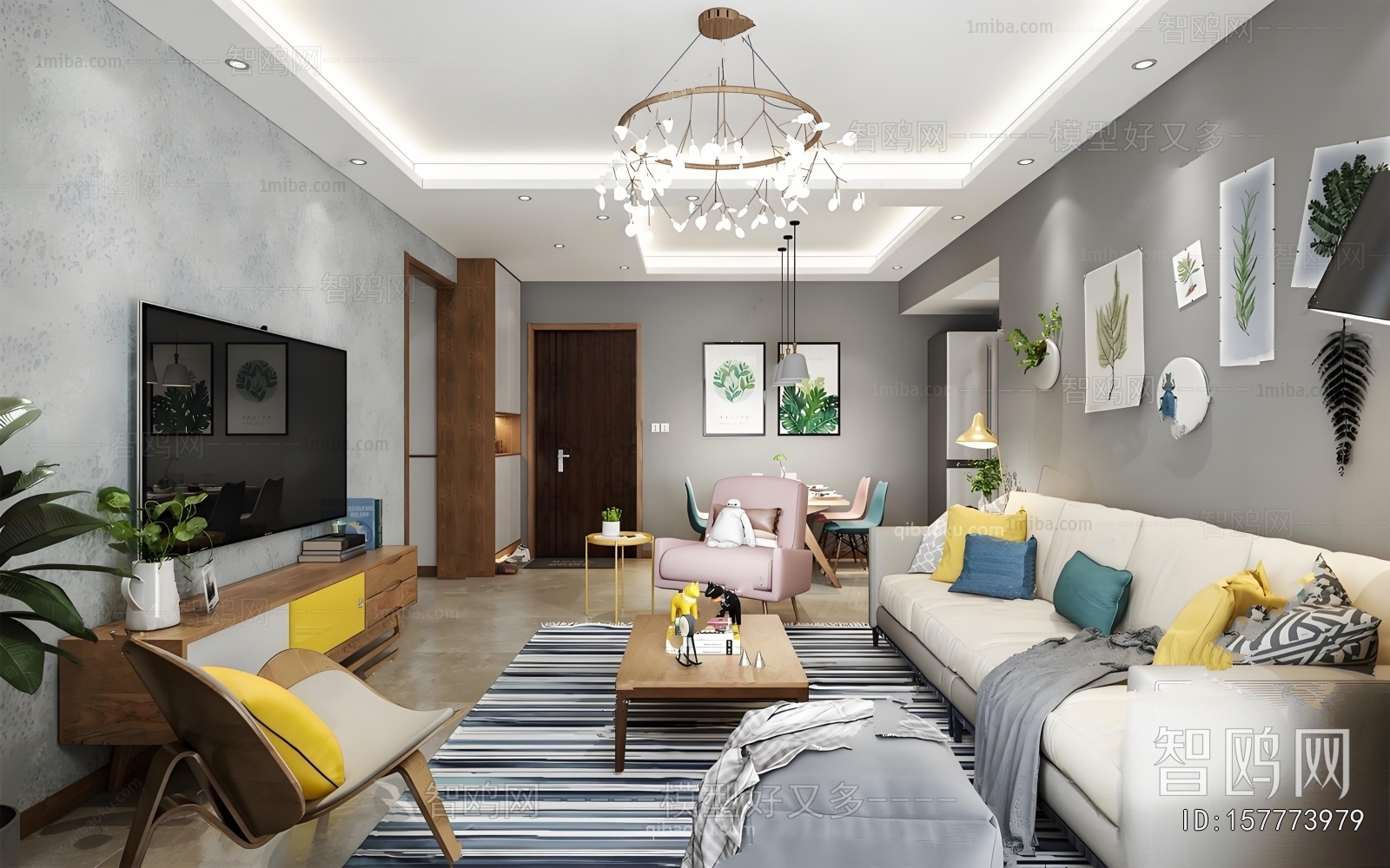 Nordic Style A Living Room