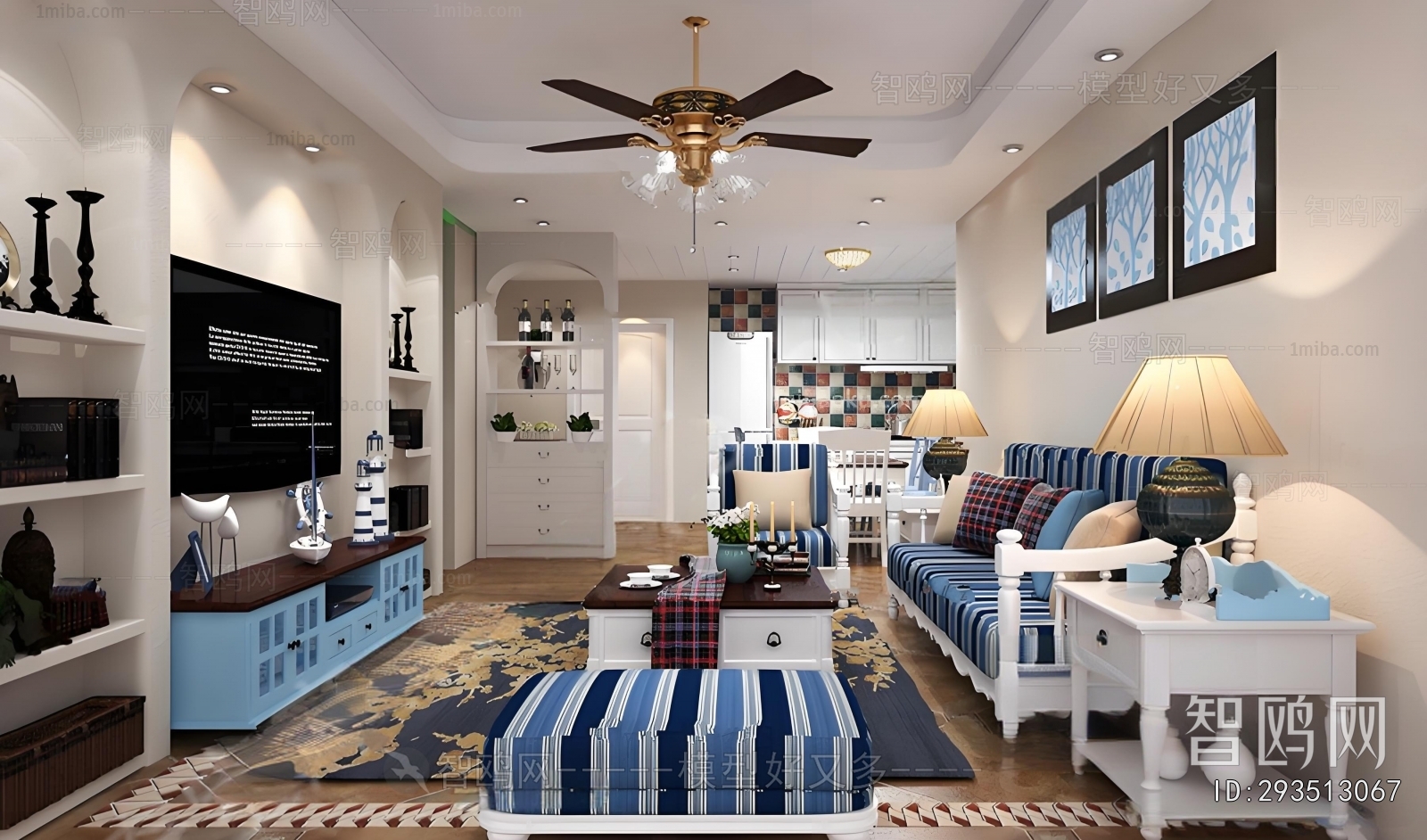 American Style A Living Room