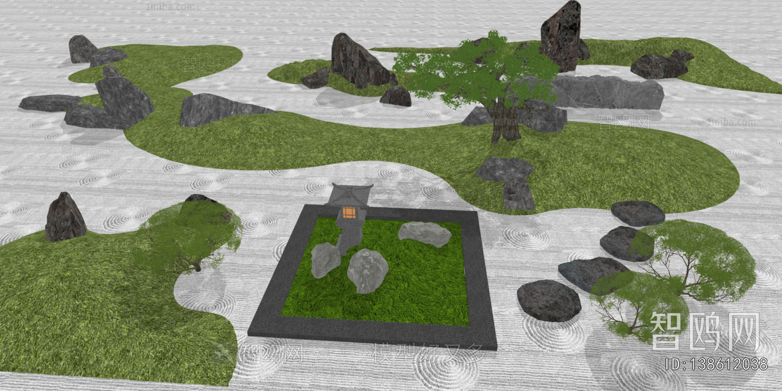 New Chinese Style Courtyard/landscape