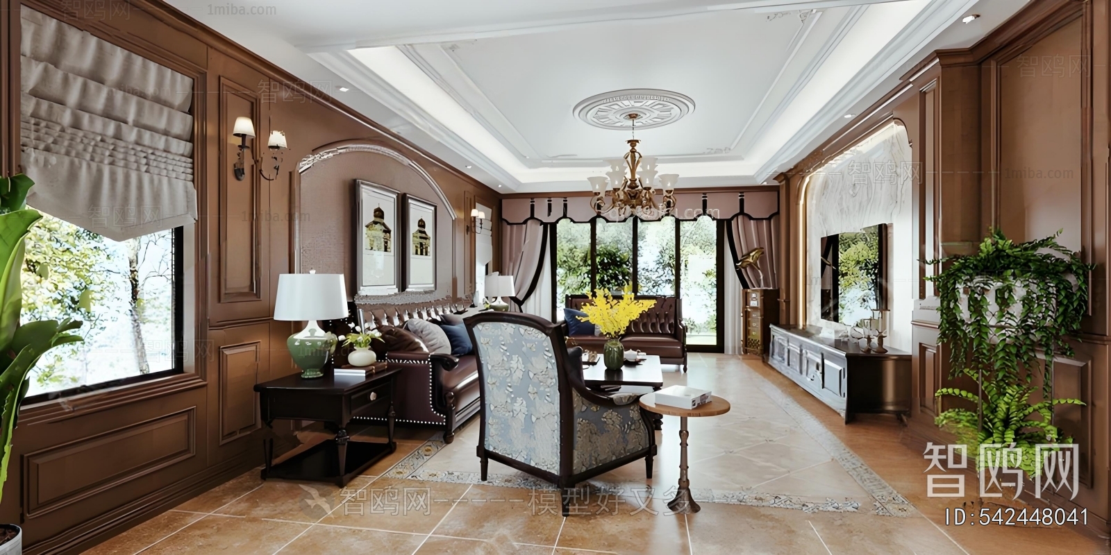 American Style A Living Room