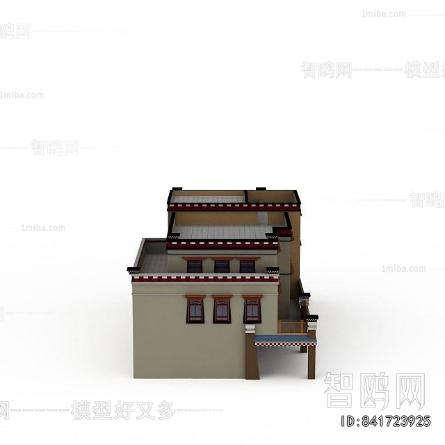 New Chinese Style Building Appearance