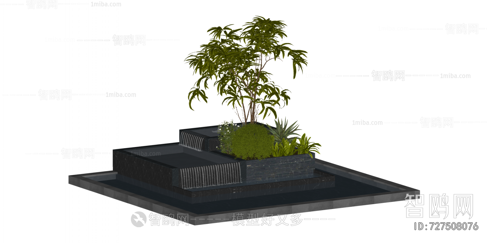 Modern Rockery Waterscape