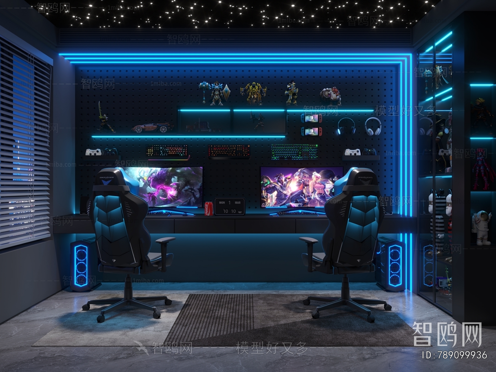 Modern E-sports Room