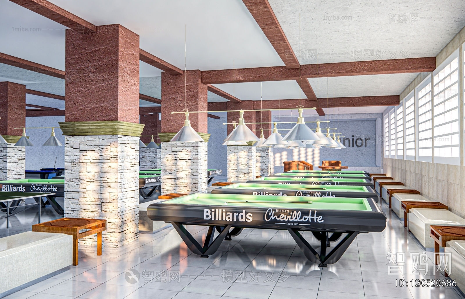 Modern Billiard Room