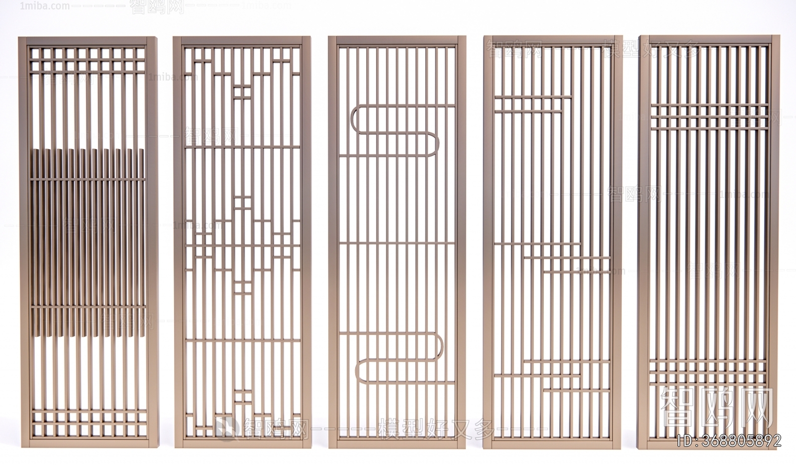 New Chinese Style Wooden Screen Partition