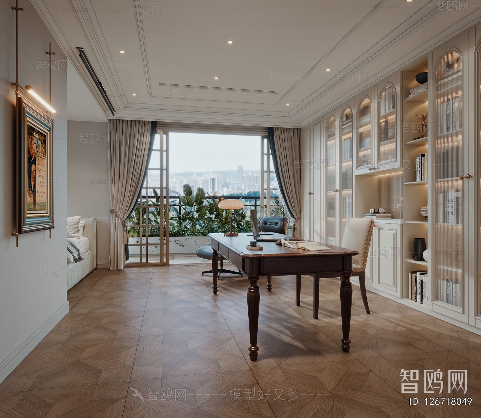 French Style Study Space