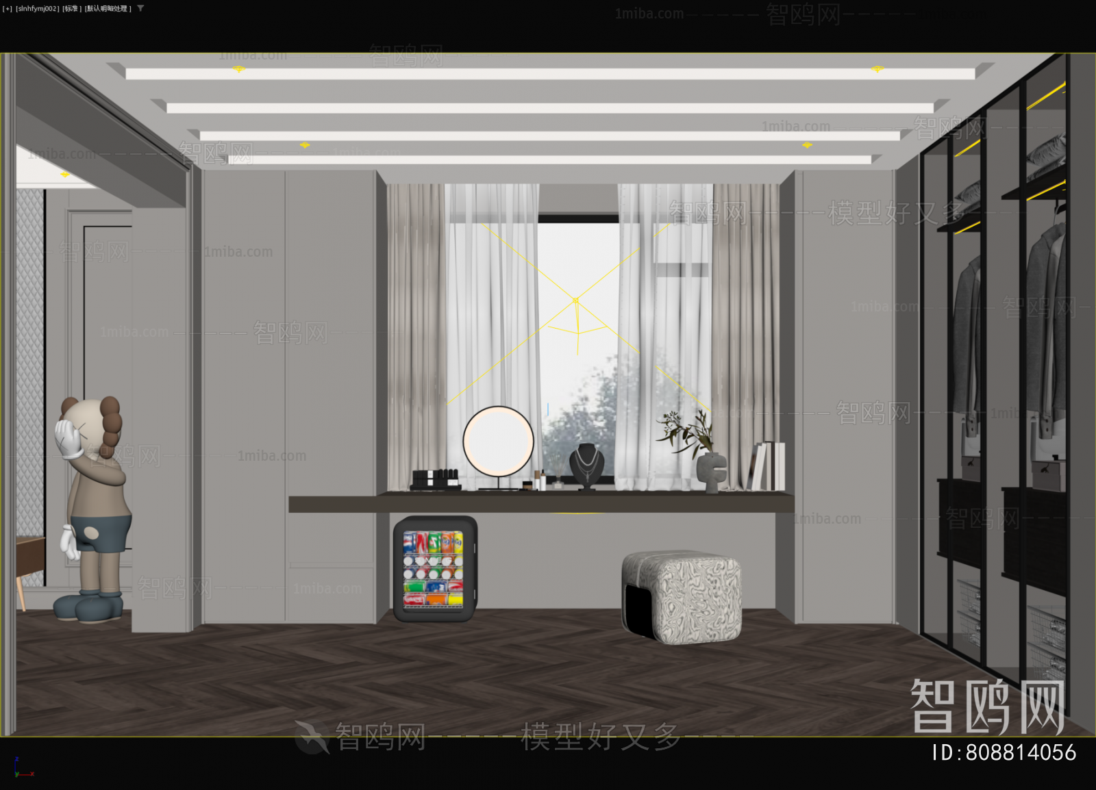 Modern Clothes Storage Area