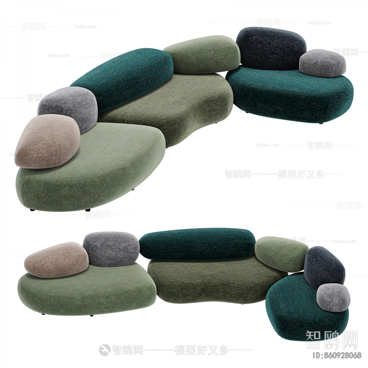 Modern Multi Person Sofa