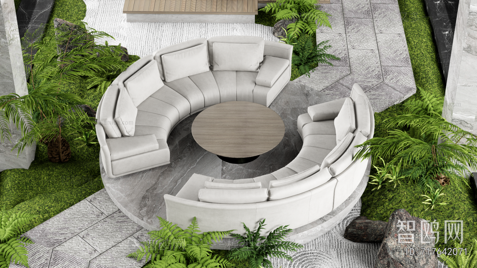 New Chinese Style Courtyard/landscape