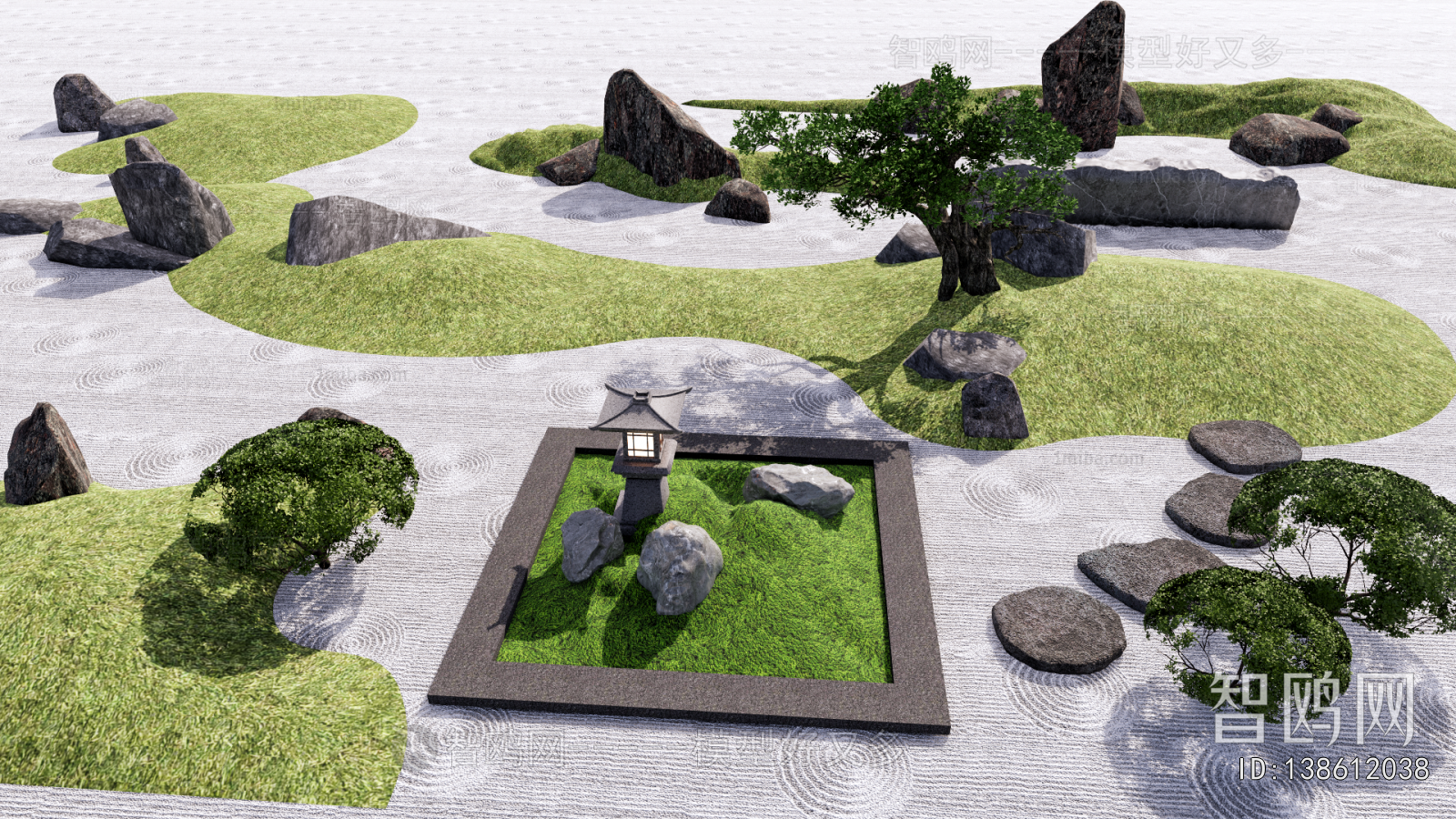 New Chinese Style Courtyard/landscape