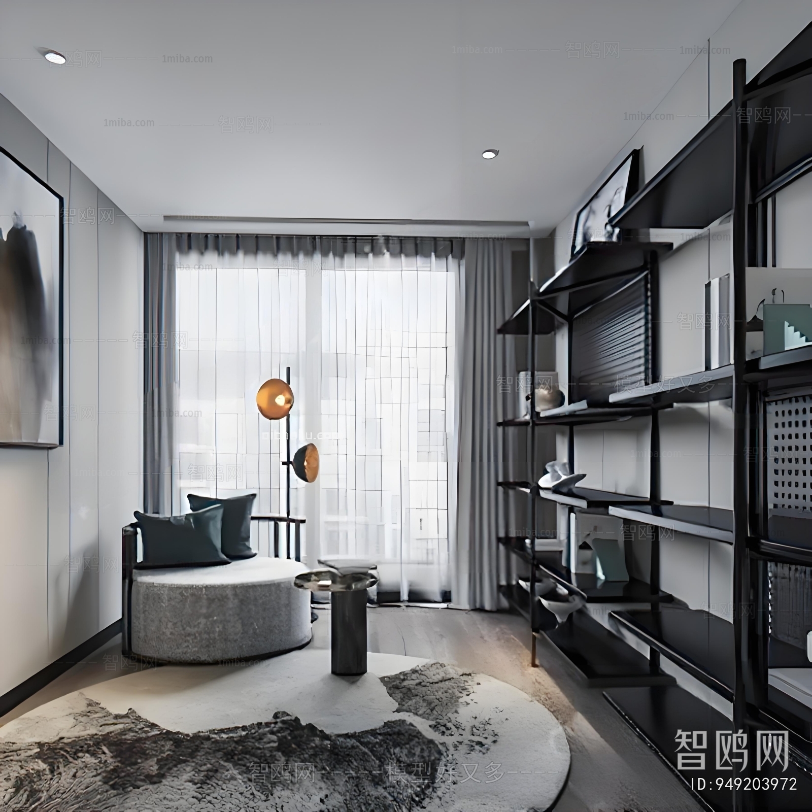 New Chinese Style Study Space