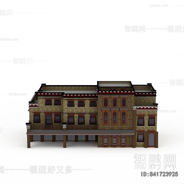 New Chinese Style Building Appearance