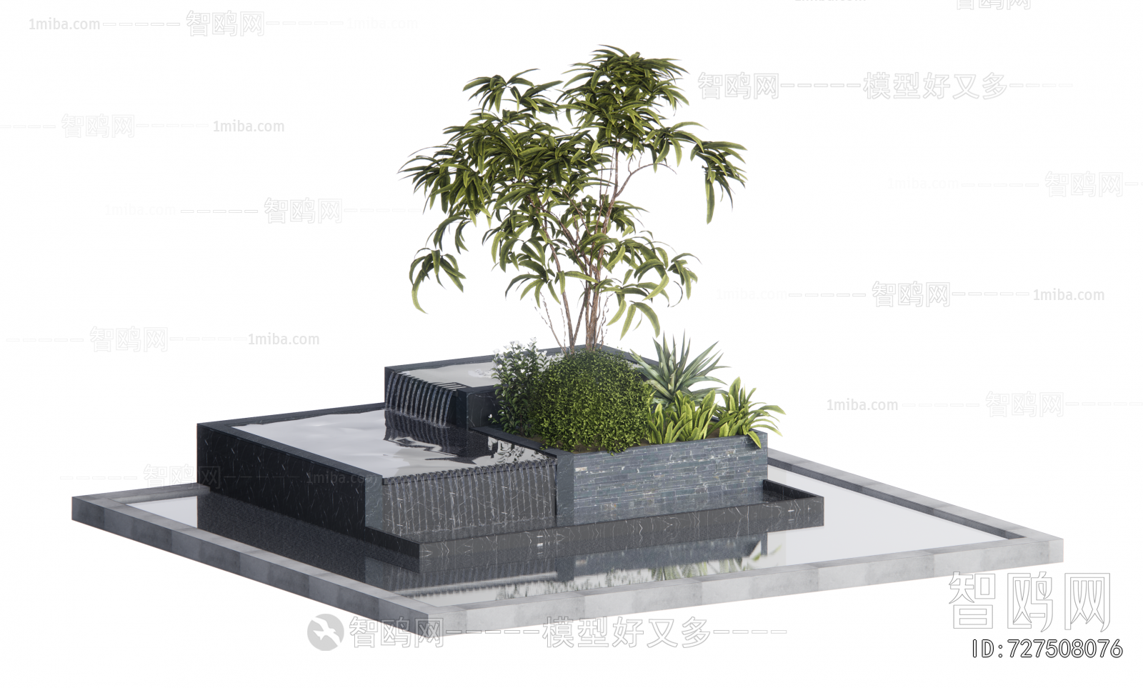 Modern Rockery Waterscape