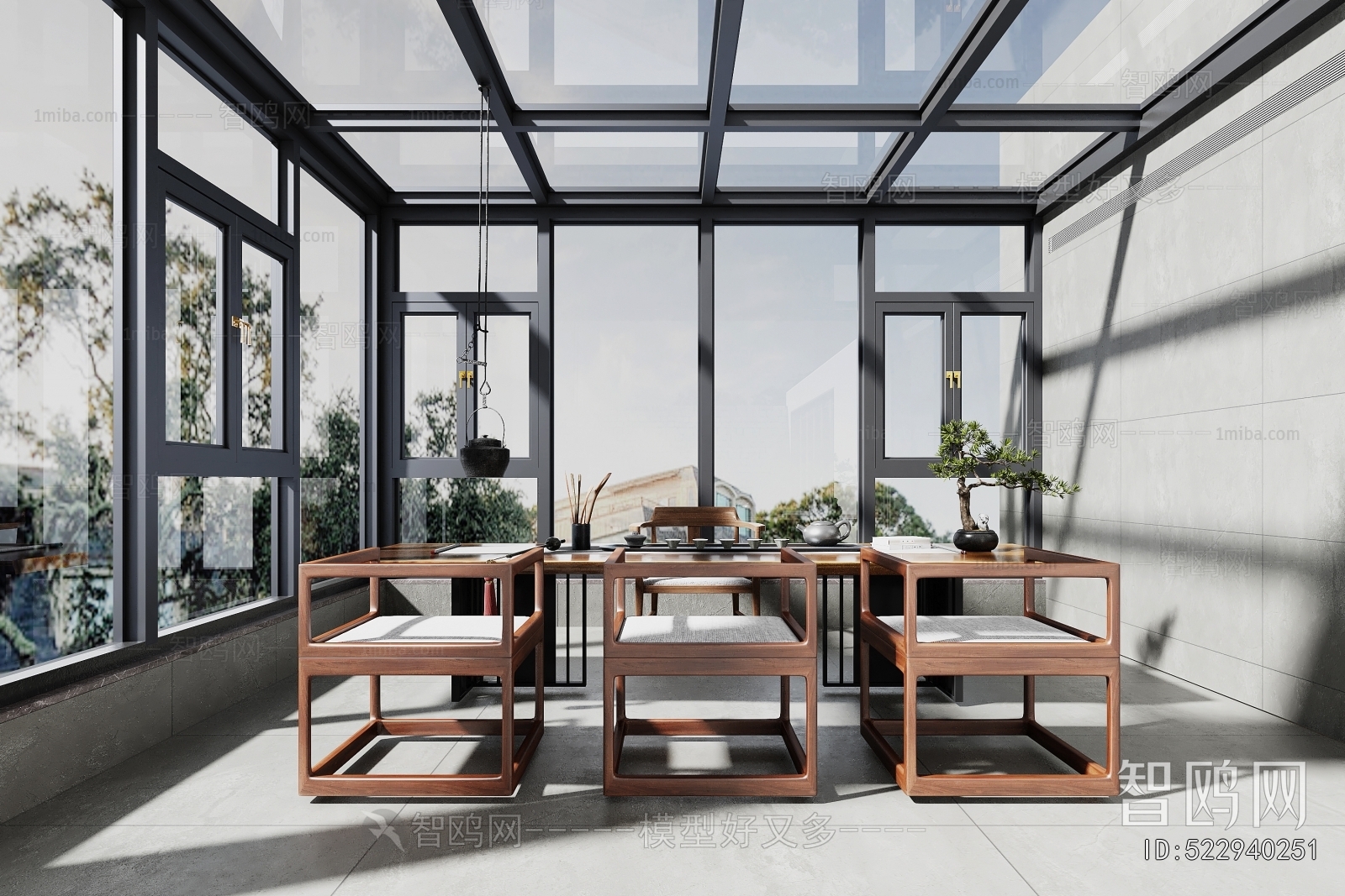 Modern Glass Sun Room