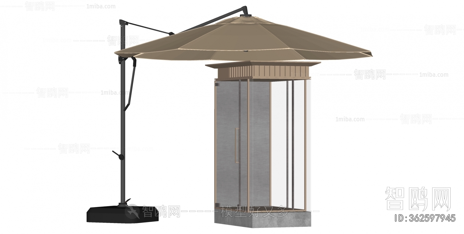 Modern Security Booth