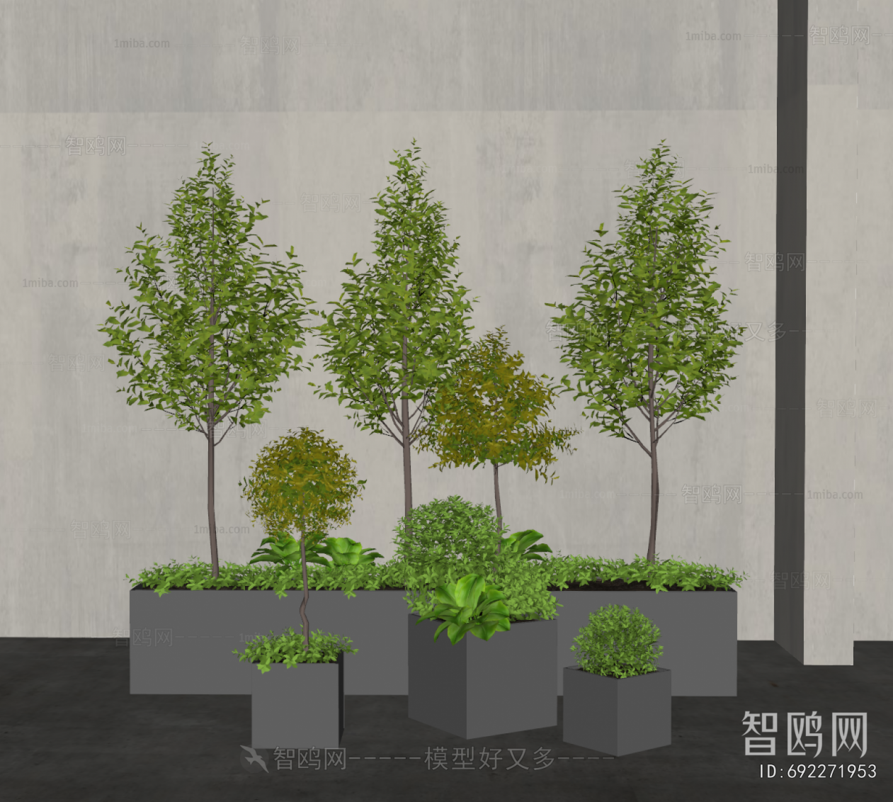 Modern Flower Bed, Flower Bowl, Flower Box