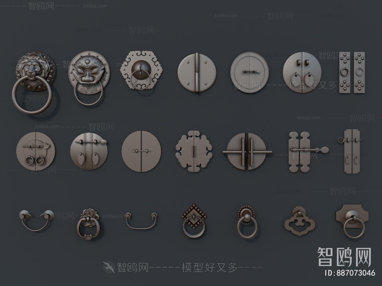 New Chinese Style Door Handle