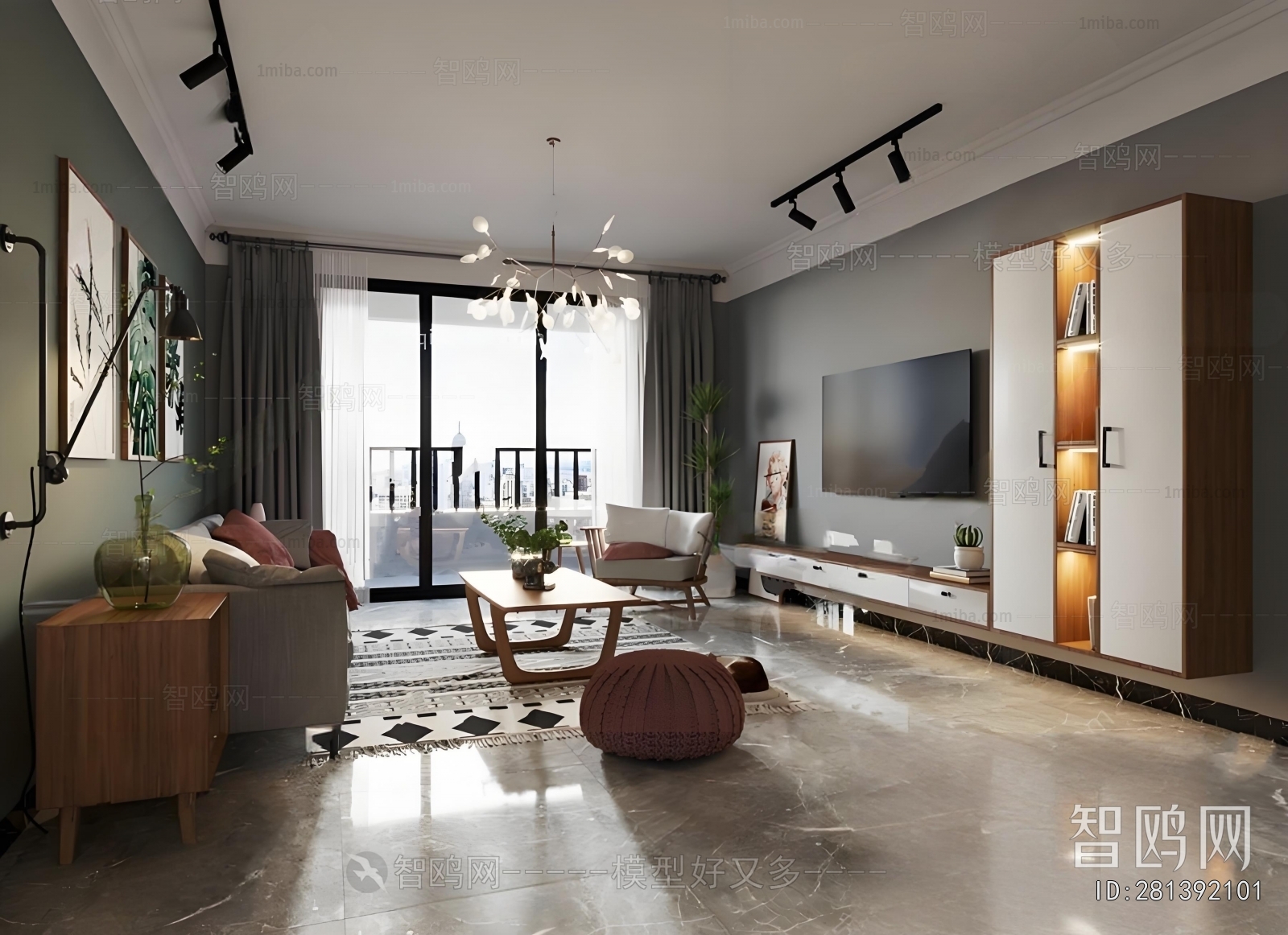 Nordic Style A Living Room