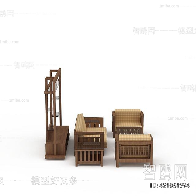 Chinese Style Sofa Combination